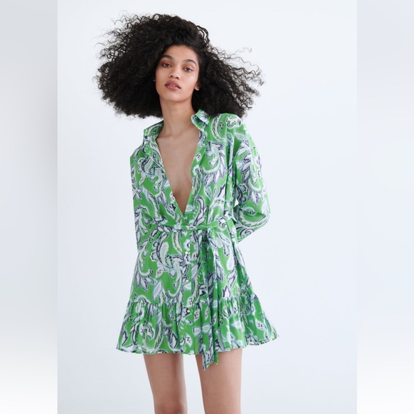 Zara mini shirt dress - Picture 2 of 3